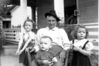 Charles Rogers with Sue, Mike & Jan Stanley, ca 1942