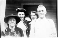 Mary Rogers, Mary Gladys Turner, Charley Belle Rogers, Charles Rogers, ca 1940