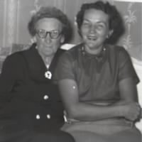 Mary Rogers & Charley Belle Stanley, ca 1965