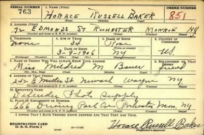 Thumbnail for Horace Russell > Baker, Horace Russell (1906)