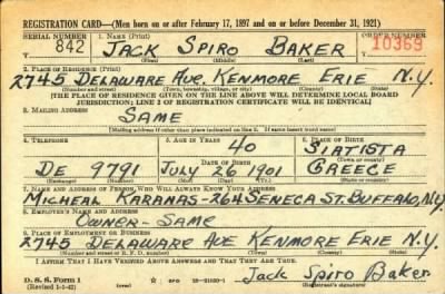 Thumbnail for Jack Spiro > Baker, Jack Spiro (1901)