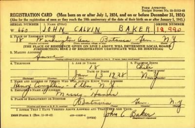 Thumbnail for John Calvin > Baker, John Calvin (1928)