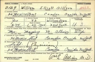 Thumbnail for William Elliott > Allison, William Elliott (1908)