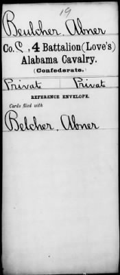 Abner > Beulcher, Abner