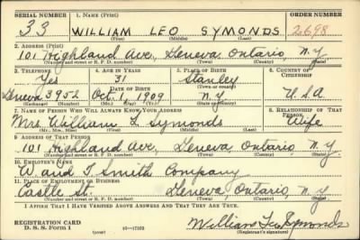 Thumbnail for William Leo > Symonds, William Leo (1909)