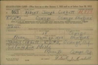 Thumbnail for Robert Joseph > Corbett, Robert Joseph (1924)