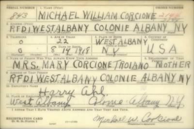 Thumbnail for Michael William > Corcione, Michael William (1918)