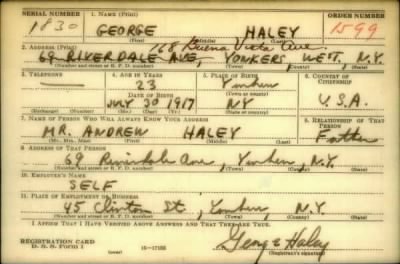 Thumbnail for George > Haley, George (1917)