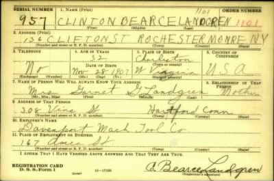 Thumbnail for Clinton Bearce > Landgren, Clinton Bearce (1907)