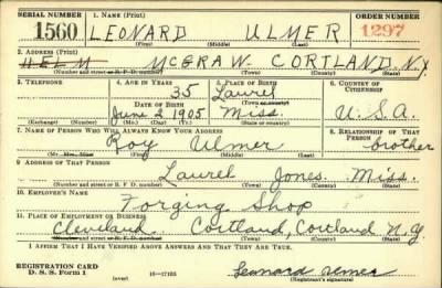 Thumbnail for Leonard > Ulmer, Leonard (1905)