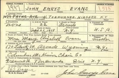 Thumbnail for John Emrys > Evans, John Emrys (1918)