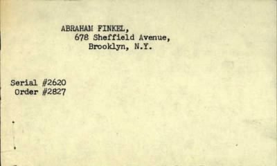 Thumbnail for Abraham > Finke, Abraham (1904)