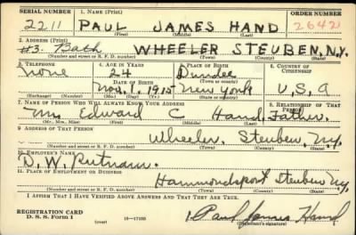 Thumbnail for Paul James > Hand, Paul James (1915)