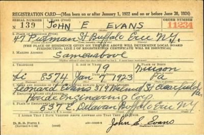 Thumbnail for John E > Evans, John E (1923)