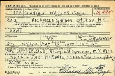 Thumbnail for Clarence Walter > Gage, Clarence Walter (1897)