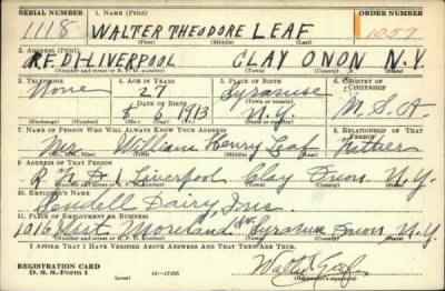 Thumbnail for Walter Theodore > Leaf, Walter Theodore (1913)