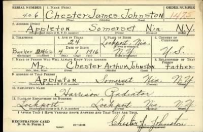 Thumbnail for Chester James > Johnston, Chester James (1916)