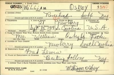 Thumbnail for William > Osbey, William (1919)