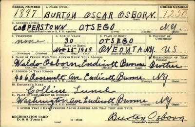 Thumbnail for Burton Oscar > Osborn, Burton Oscar (1909)