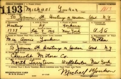 Thumbnail for Michael > Youkon, Michael (1916)