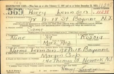 Thumbnail for Harry > Levinson, Harry (1902)