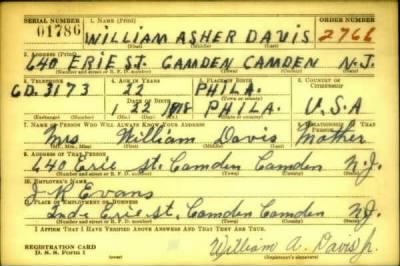 Thumbnail for William Asher > Davis, William Asher (1918)