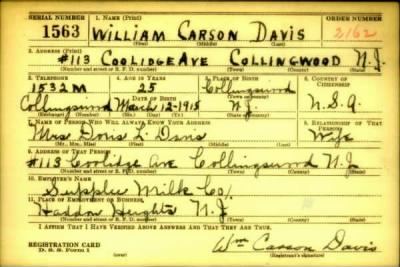 Thumbnail for William Carson > Davis, William Carson (1915)