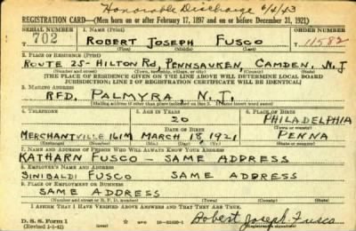 Thumbnail for Robert Joseph > Fusco, Robert Joseph (1921)