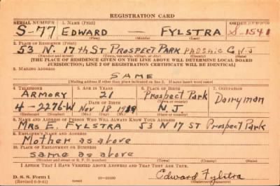 Thumbnail for Edward > Fylstra, Edward (1919)