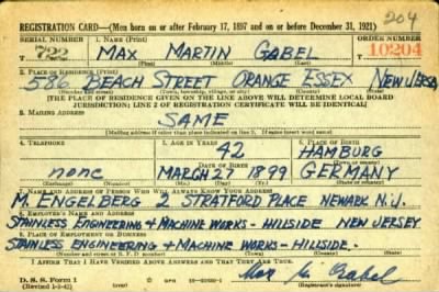 Thumbnail for Max Martin > Gabel, Max Martin (1899)