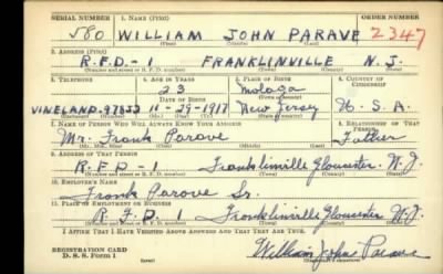 Thumbnail for William John > Parave, William John (1917)