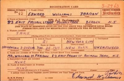 Thumbnail for Edward Williams > Pardon, Edward Williams (1919)