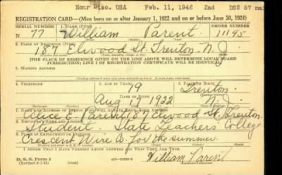 Thumbnail for William > Parent, William (1922)