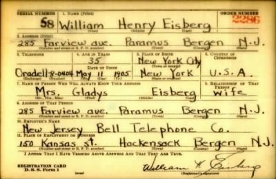 Thumbnail for William Henry > Eisberg, William Henry (1905)