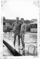 Thumbnail for Bob Woodstra and Charles Edward Vachon in Belem Brazil Jul1944.jpg