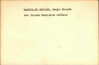 Thumbnail for Sergio > Ramirez, Sergio (1911)