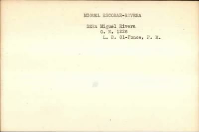 Thumbnail for Miguel Escobar > Pagan, Miguel Escobar (1919)