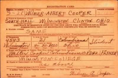 Thumbnail for William Albert > Cooper, William Albert (1920)