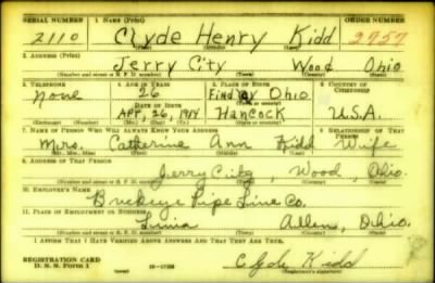 Thumbnail for Clyde Henry > Kidd, Clyde Henry (1914)