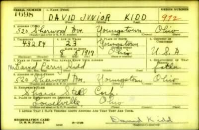 Thumbnail for David Junior > Kidd, David Junior (1917)