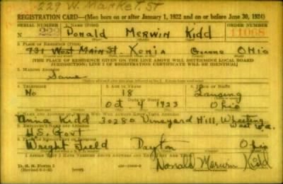 Thumbnail for Donald Merwin > Kidd, Donald Merwin (1923)