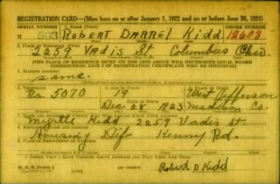 Thumbnail for Robert Darrel > Kidd, Robert Darrel (1923)