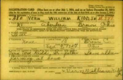 Thumbnail for Vern William > Kidd, Vern William (1927)