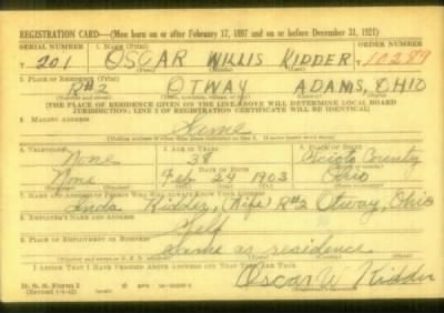 Thumbnail for Oscar Willis > Kidder, Oscar Willis (1903)