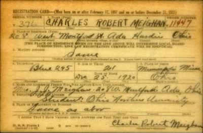 Thumbnail for Charles Robert > Meighan, Charles Robert (1920)