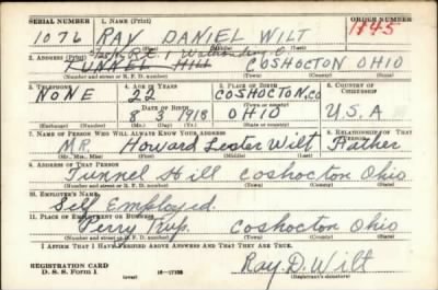 Thumbnail for Ray Daniel > Wilt, Ray Daniel (1918)