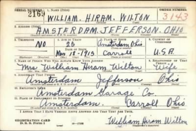 Thumbnail for William Hiram > Wilton, William Hiram (1915)