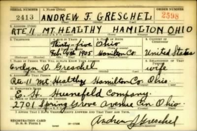 Thumbnail for Andrew F > Greschel, Andrew F (1905)