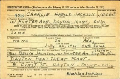 Thumbnail for Charlie Harold > Jackson, Charlie Harold (1921)