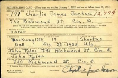 Thumbnail for Charlie James > Jackson, Charlie James (1922)